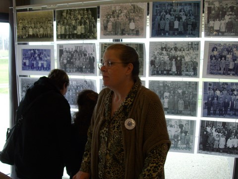 Claudine et les anciens Briards