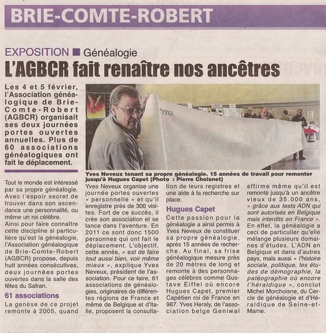 encore une "UNE" des journaux