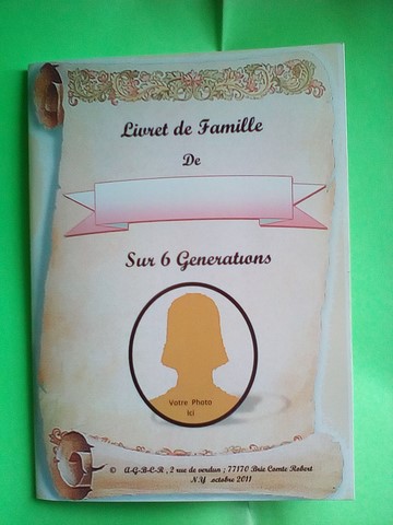 Livret de Famille Rose